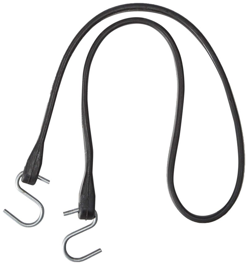 kitchentoolz Rubber Bungee Cords with Hooks - 41 Inch 10 Pack - Heavy Duty Outdoor Flatbed Tarp Straps Bungie Tie Downs - Natural Rubber - Image 2